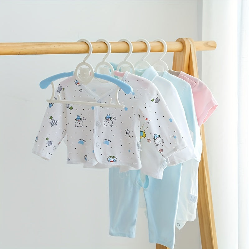 5pcs Children's Non slip Cartoon Bear Clothes Hanger