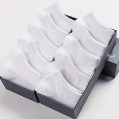 10 Pairs Men's Sweat-Resistant Low Cut Socks