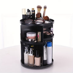360 Rotating Makeup Organizer Carousel Spinning Holder for Cosmetics Storage