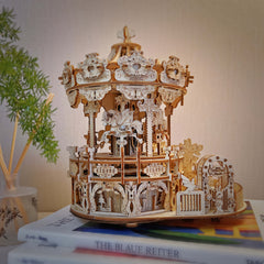 3D Wooden Puzzle DIY Music Box Model Toy Gift