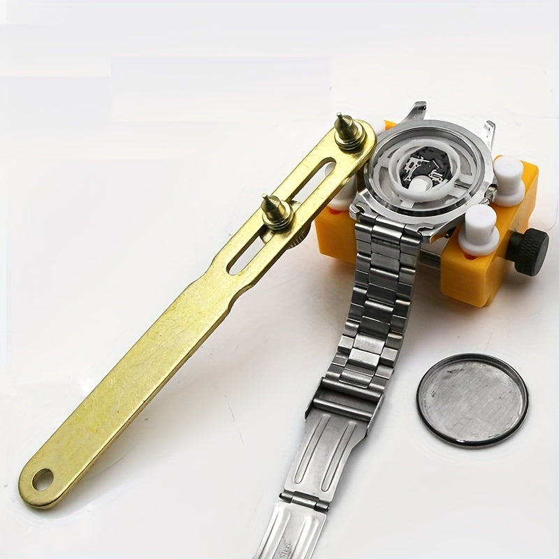 Watch Tools Set Adjustable Opener Back Case Press Remover Stainless Steel