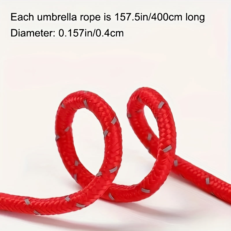 Glow in the Dark Paracord Tent Rope Windproof Camping Rope