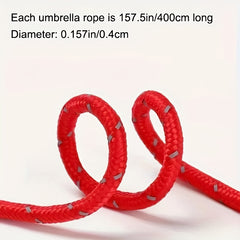 Glow in the Dark Paracord Tent Rope Windproof Camping Rope