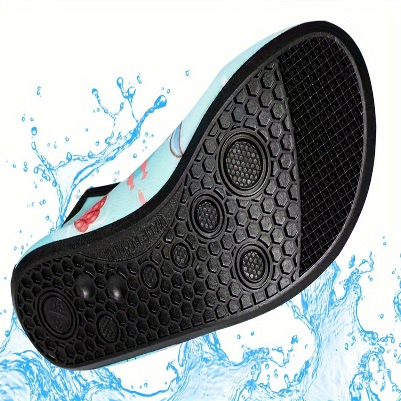 Whale Pattern Sporty Socks for Yoga Swim Surf