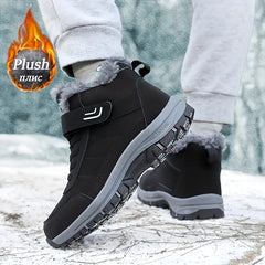 Women's Non-slip Thickened Walking Hiking Shoes - Warm Snow Shoes