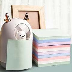 100 Sheets Solid Sticky Note for Adults Papers Arts and Crafts Projects