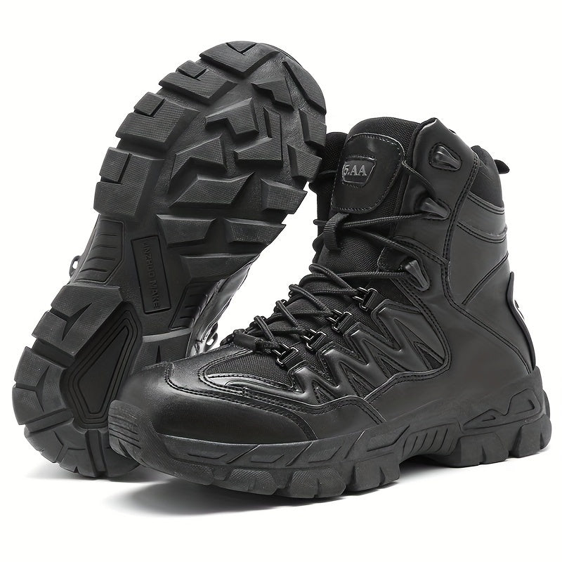 Men's High Top Hiking Shoes Non Slip Thermal Boots