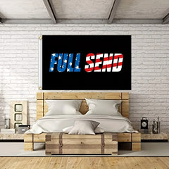 Full Send Flag for Home College Dorms & Bedrooms