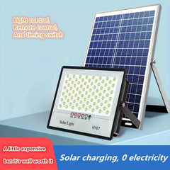 High Power Solar Street Lamp Light Control Remote Control Timing Spotlight