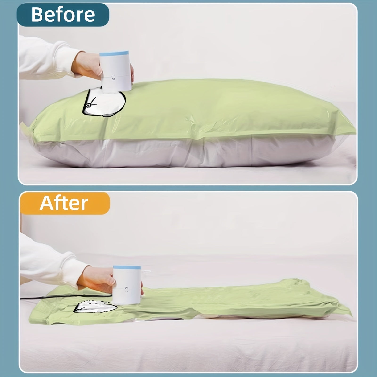 6pcs Vacuum Compression Bag Large Quilt Storage Sealed Bag