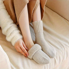 5 Pairs Soft & Comfy Mid Tube Socks Women's Stockings