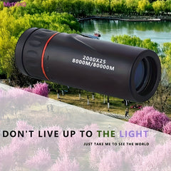 12X HD Magnification Monocular 3 6 Inch High Power Telescope