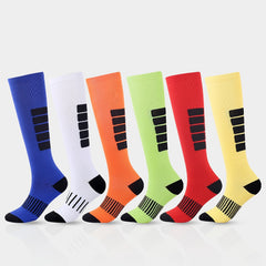 High Performance Compression Socks for Men - Colorful Stripes