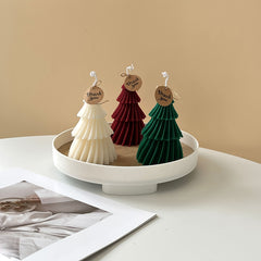 3D Pine Silicone Mold for DIY Christmas Tree Scented Candle Decoration