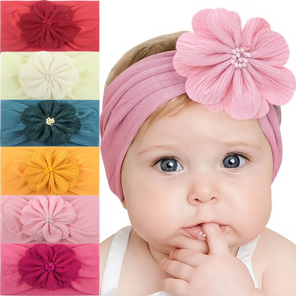 1pc Newborn Baby Flower Headbands Hair Accessories Set