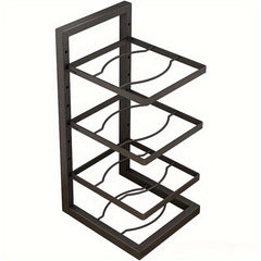 1pc Iron Rack for Cookware and Kitchen Essentials Storage