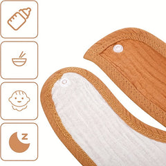 Baby Absorbent Bib U-shaped Cotton Feeding Bib
