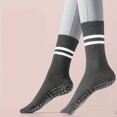 Women's Non Slip Professional Calf Yoga Socks
