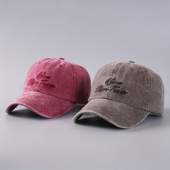 Unisex Vintage Cotton Baseball Cap Sunshade Breathable Adjustable Casual