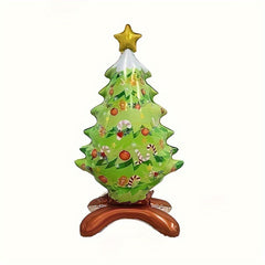 Christmas Tree & Santa Claus Aluminum Balloon Set