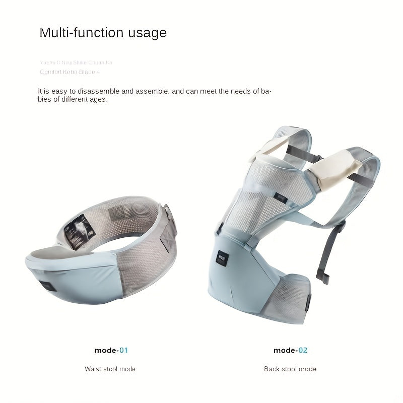 Breathable Baby Carrier Waist Stool for Summer Travel