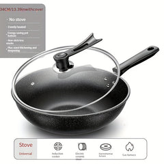 Non Stick Woks & Stir Fry Pans Chef's Pans For Gas Stove And Induction Cooker