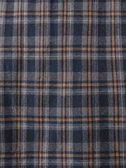 Men's Plaid Long Sleeve Shirt for Spring Autumn
