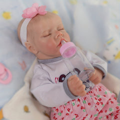 Realistic 45-72cm Reborn Baby Doll Soft Vinyl Toy for Kids