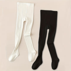 2pcs Comfortable Plain Tights Leggings for Girls Teens