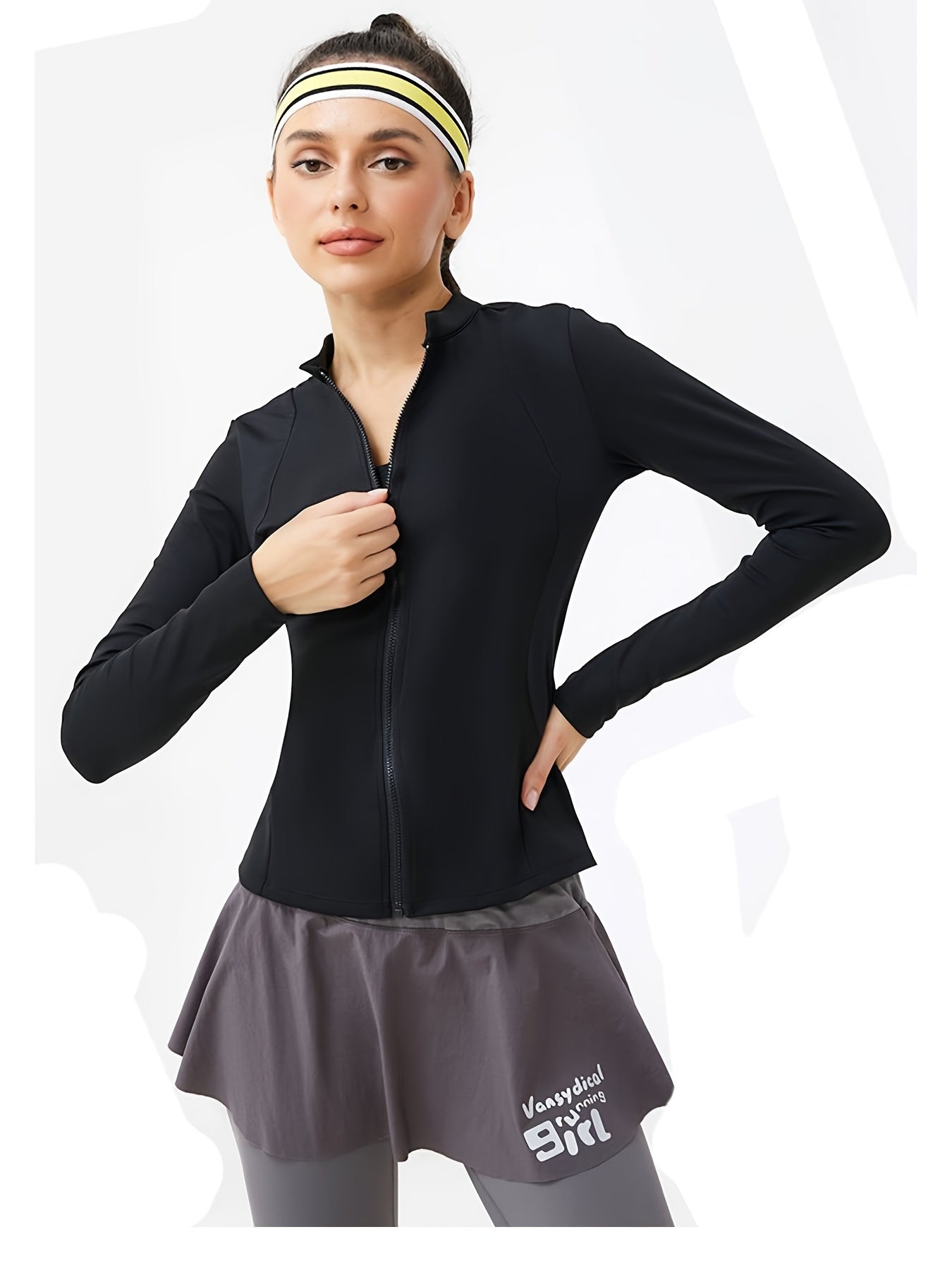 Women's Thermal Track Jacket Full Zip Running Jacket