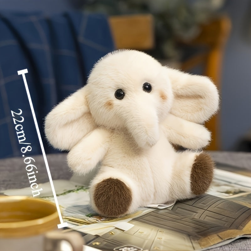 Soft Plush Elephant Toy Pendant for Holidays and Celebrations