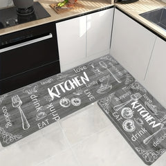 Soft Anti Fatigue Kitchen Rug Memory Foam Mat Non Slip Waterproof