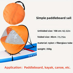 Inflatable Wind Sail for Kayak Canoe Paddleboard
