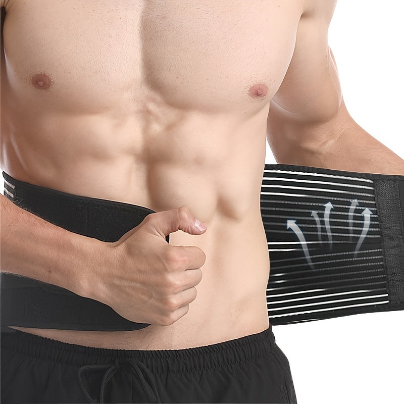 Elastic Waistband Mesh Compression Support Sports Belt
