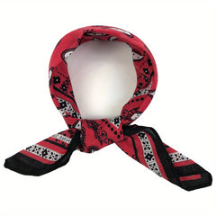 Vintage Paisley Print Bandana Square Scarf Neckerchief Head Wrap