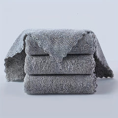 5 Pack Absorbent Cleaning Rags for Kitchen Bathroom Garden Car