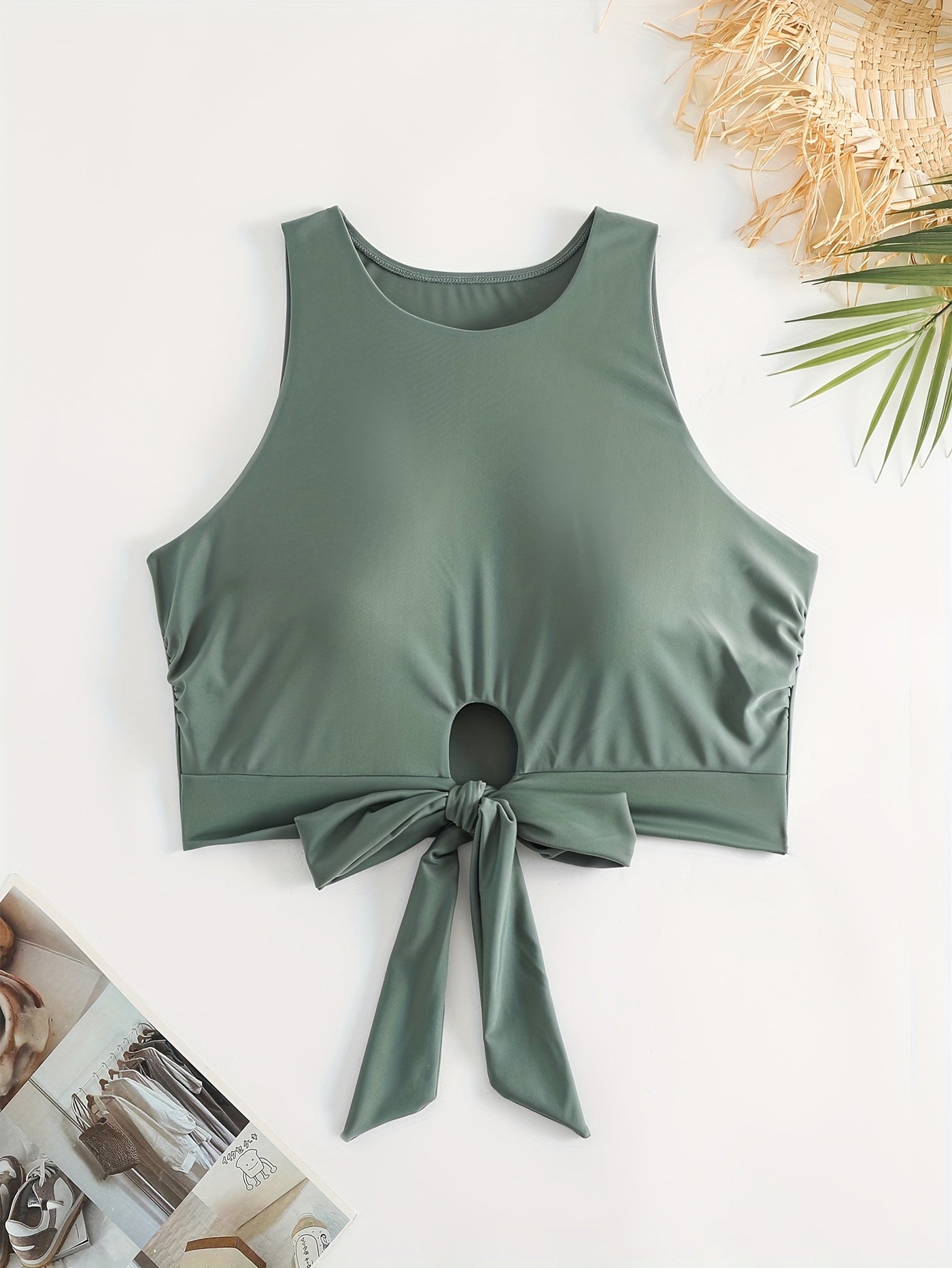 Vacay Bikini Top Women's Plus Swimwear Tank Bra