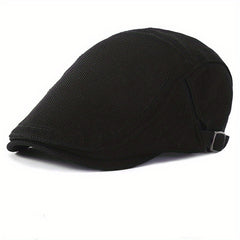 Men's Summer Mesh Breathable Beret Hat Outdoor Sun Protection Cap
