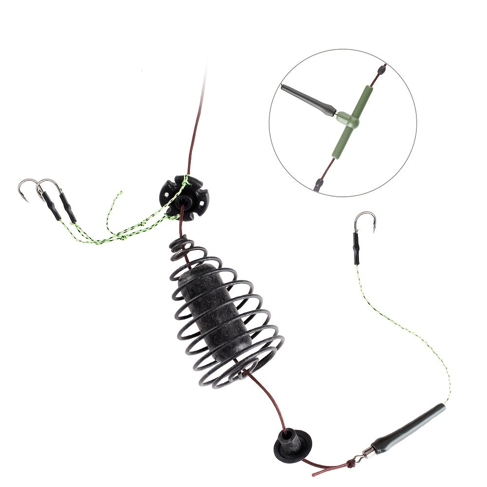 Stainless Steel Bait Cage with 3 Hooks 50g and 60g