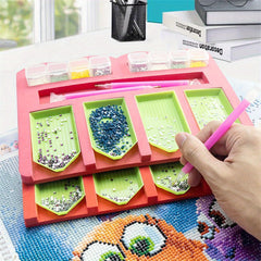 DIY Diamond Painting Tool Pen & Storage Tray Set