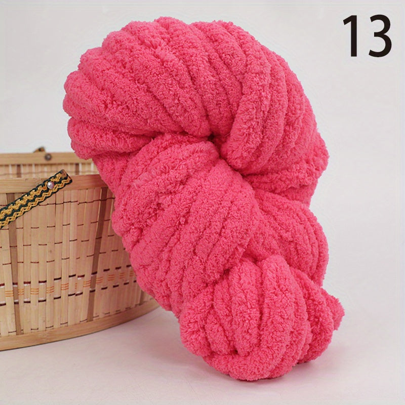 Chenille Yarn Soft Arm Knitted Crochet Giant Blanket DIY Home Decor