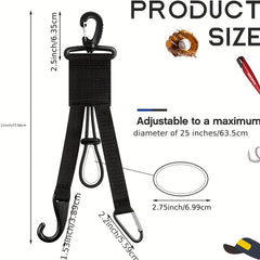 Baseball Softball Gear Hanger Holder Bat Clip Helmet Hook Glove Clip