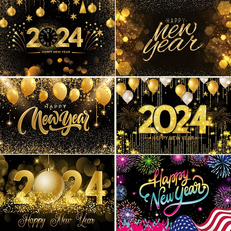 Year Banner Hanging Cloth Year Party Decoration Supplies
