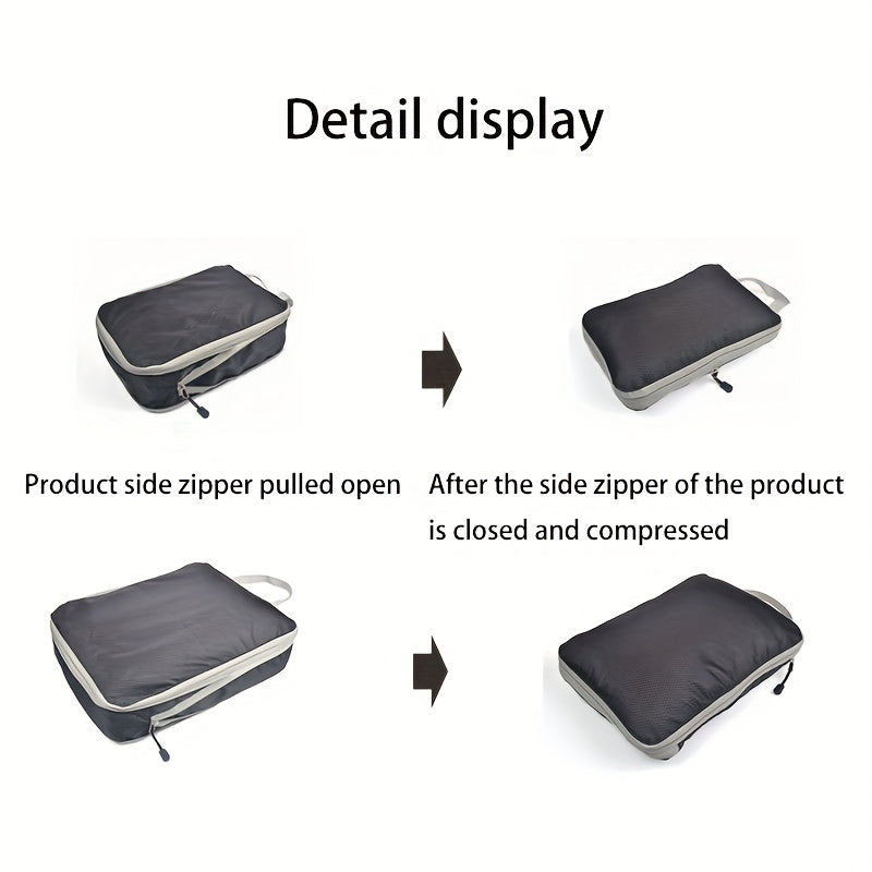 3pcs Compressed Storage Bag Waterproof Organizer Set