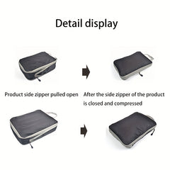 3pcs Compressed Storage Bag Waterproof Organizer Set