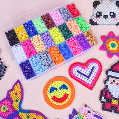 2400pcs 4800pcs 5mm Candy Colors Mixed Beads Fuse Beads Refill Box