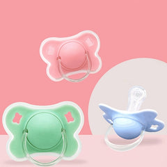 Silicone Pacifier with Thumb & Round Nipple Soother for Kids & Toddlers