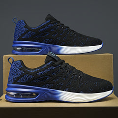 Men's Ombre Lace up Sneakers Athletic Shoes Air Cushion