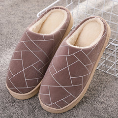 Men's Closed Toe Non-Slip Slipper Shoes Winter