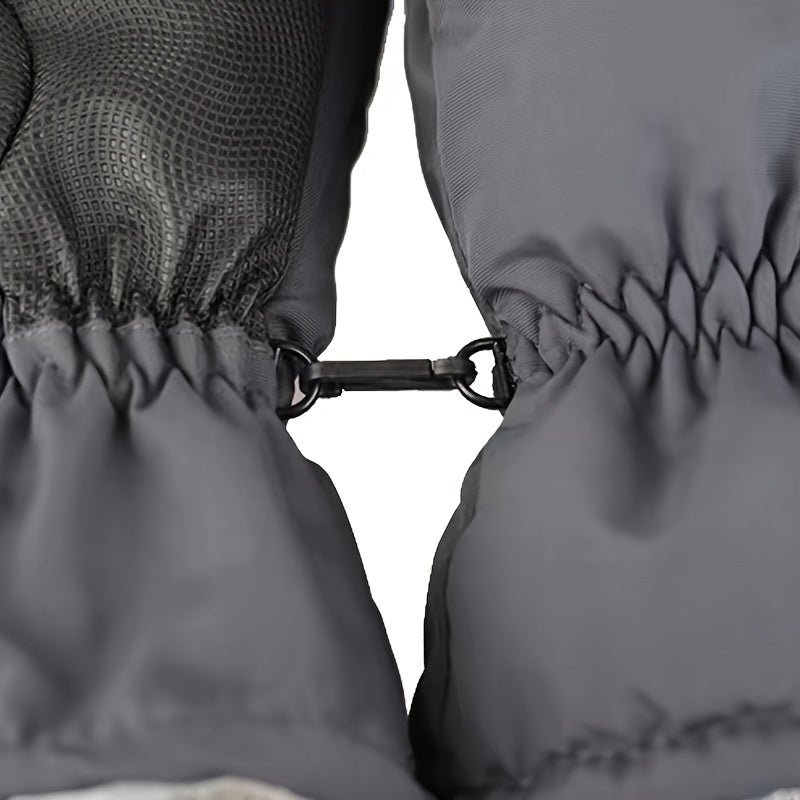 Winter Snowboard Gloves Thickened Warm Outdoor Riding Waterproof Mittens